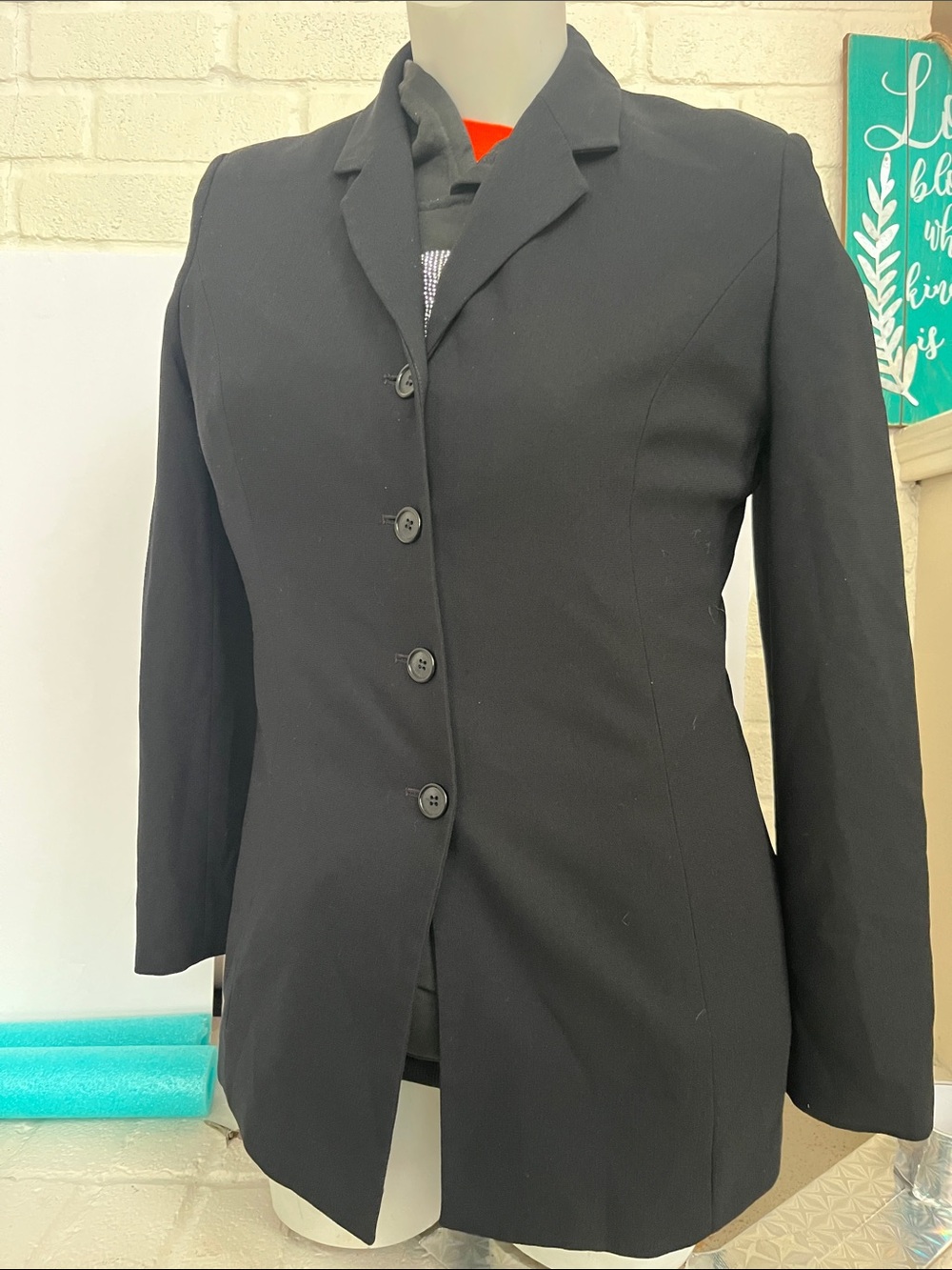 Women's Black Tailored Blazer Jacket